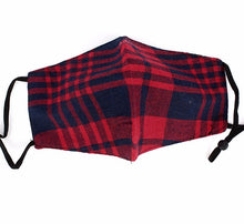 Load image into Gallery viewer, Red &amp; Navy Highland Plaid
