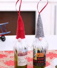 Load image into Gallery viewer, Gnome Bottle Topper &amp; Ornament - Cozy Red
