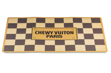 Load image into Gallery viewer, Checker Chewy Vuiton Pet Placemat
