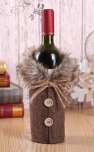 Load image into Gallery viewer, Wine Gift Bag Jacket - Winter Brown
