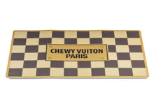 Load image into Gallery viewer, Checker Chewy Vuiton Pet Placemat
