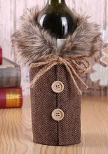 Load image into Gallery viewer, Wine Gift Bag Jacket - Winter Brown
